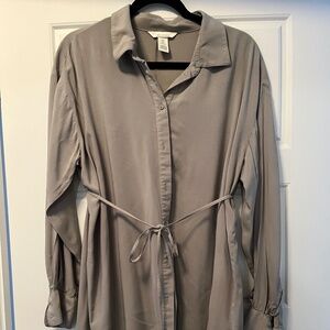 Maternity Shirt Dress